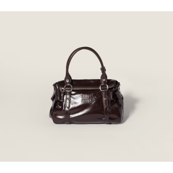 MiuMiu 미우미우 가죽 탑 핸들 백