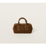 MiuMiu 미우미우 아르카디 패딩 스웨이드 탑 핸들 백