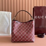 Gucci 구찌 [GG 엠블럼] 미디엄 버킷백