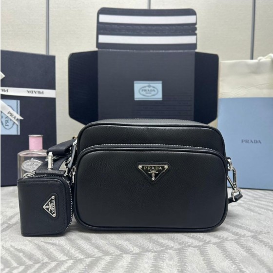 Prada 프라다 사피아노 가죽 숄더백