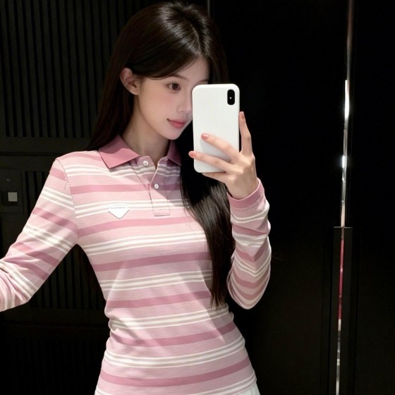 Prada 프라다 Polo 긴팔티