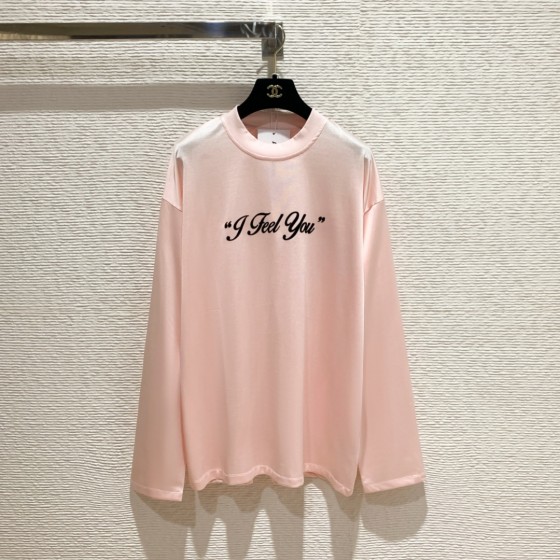 Acne 아크네 핑크 긴팔티