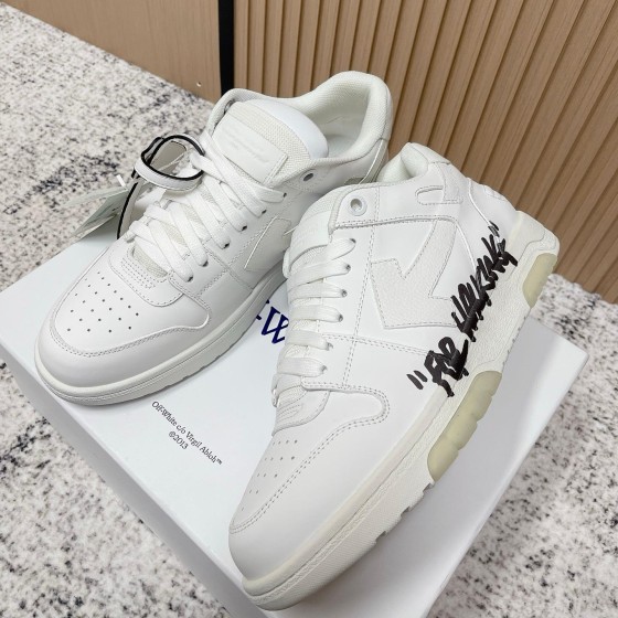 Off-White™ 오프 화이트 Virgil Abloh Low-top Leather OW 콜라보