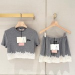 MiuMiu 미우미우 반팔티(세트)