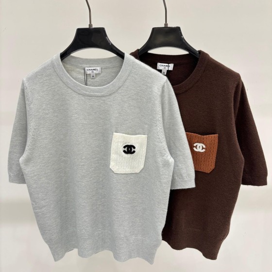 Chanel 샤넬 반팔 니트