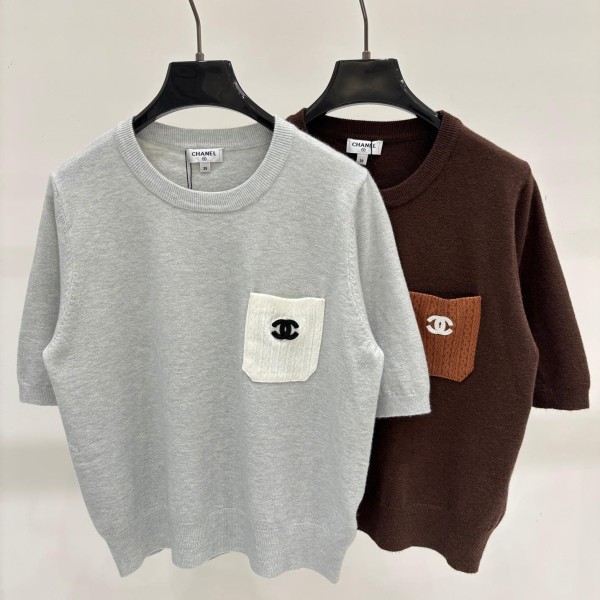 Chanel 샤넬 반팔 니트