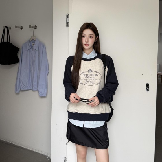 Prada 프라다 긴팔티